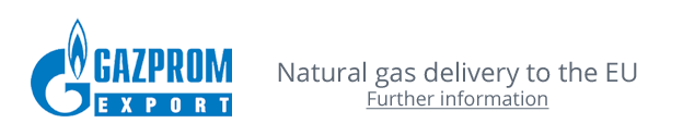 Natural gas delivery to the EU • Further information